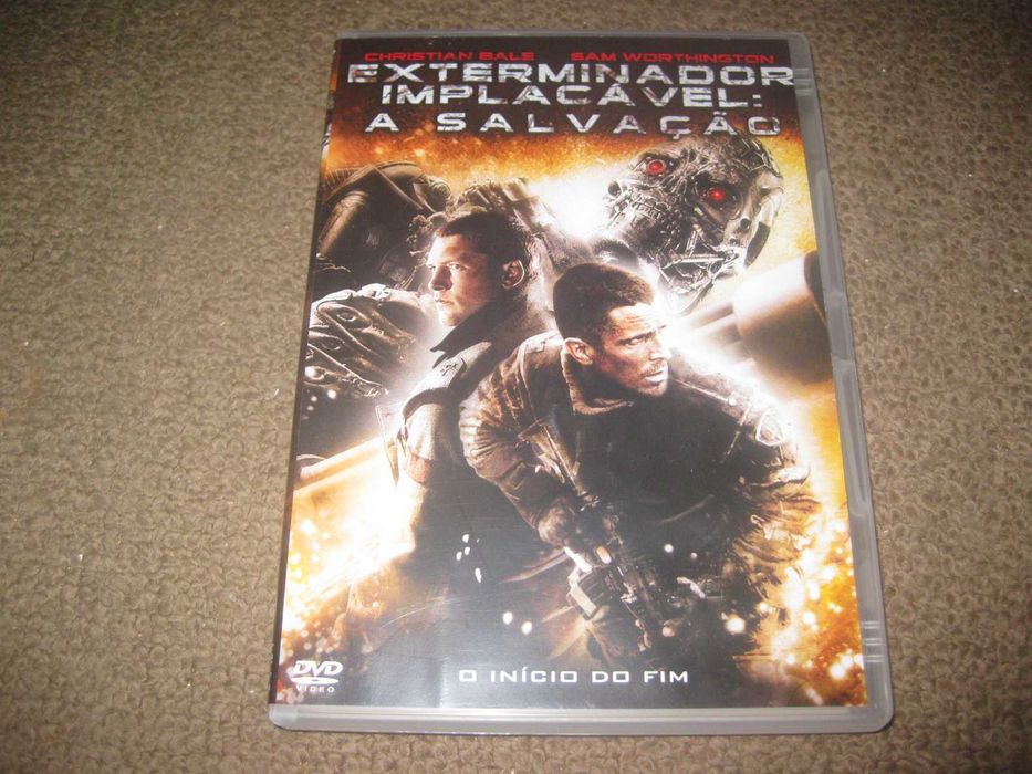 DVD "O Exterminador Implacável: A Salvação" com Christian Bale