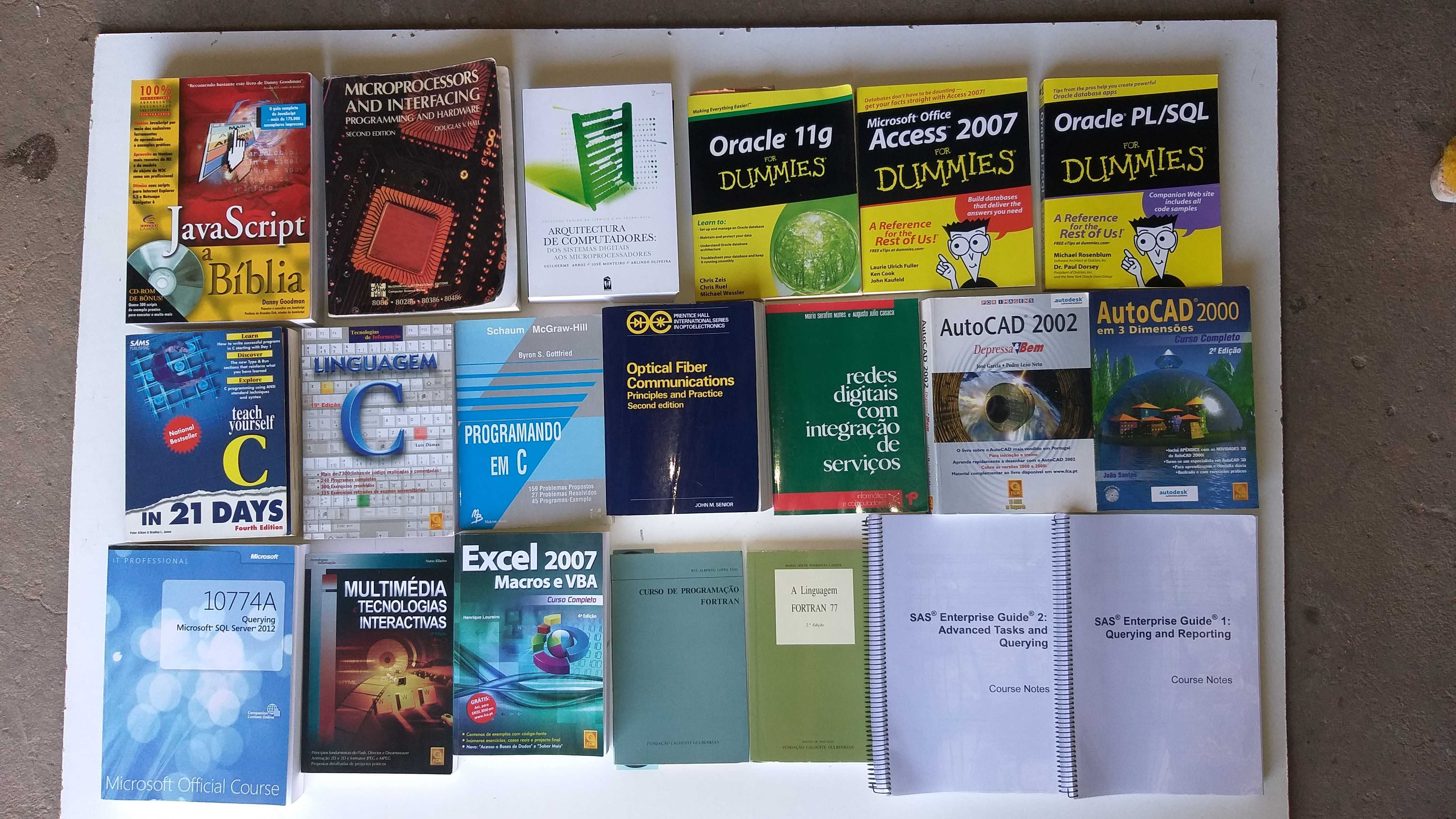 Livros de informática vários