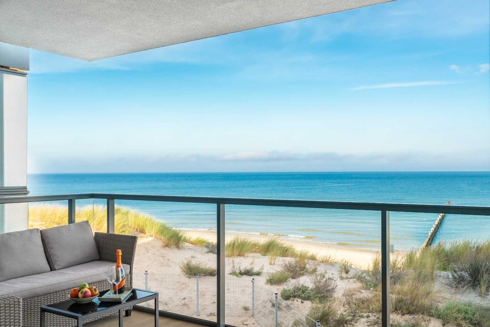 Apartament DUNE frontowy widok na morze w Gardenia Dziwnòw