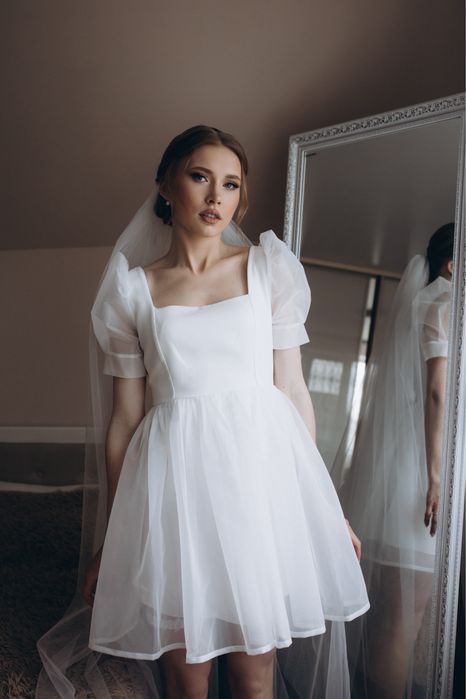 Сукня-зефірка білого кольору