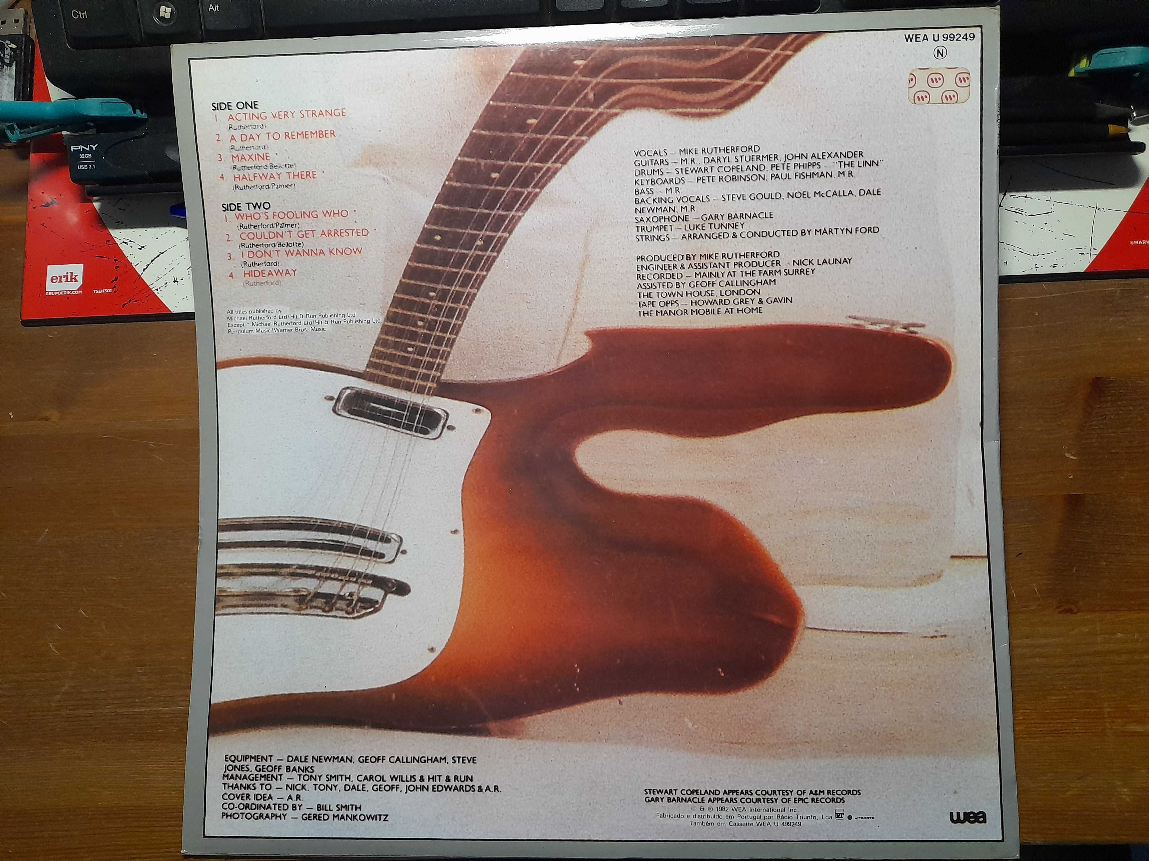 Disco Vinil   gravação original  1982  Mike Rutherford , banda Genesis