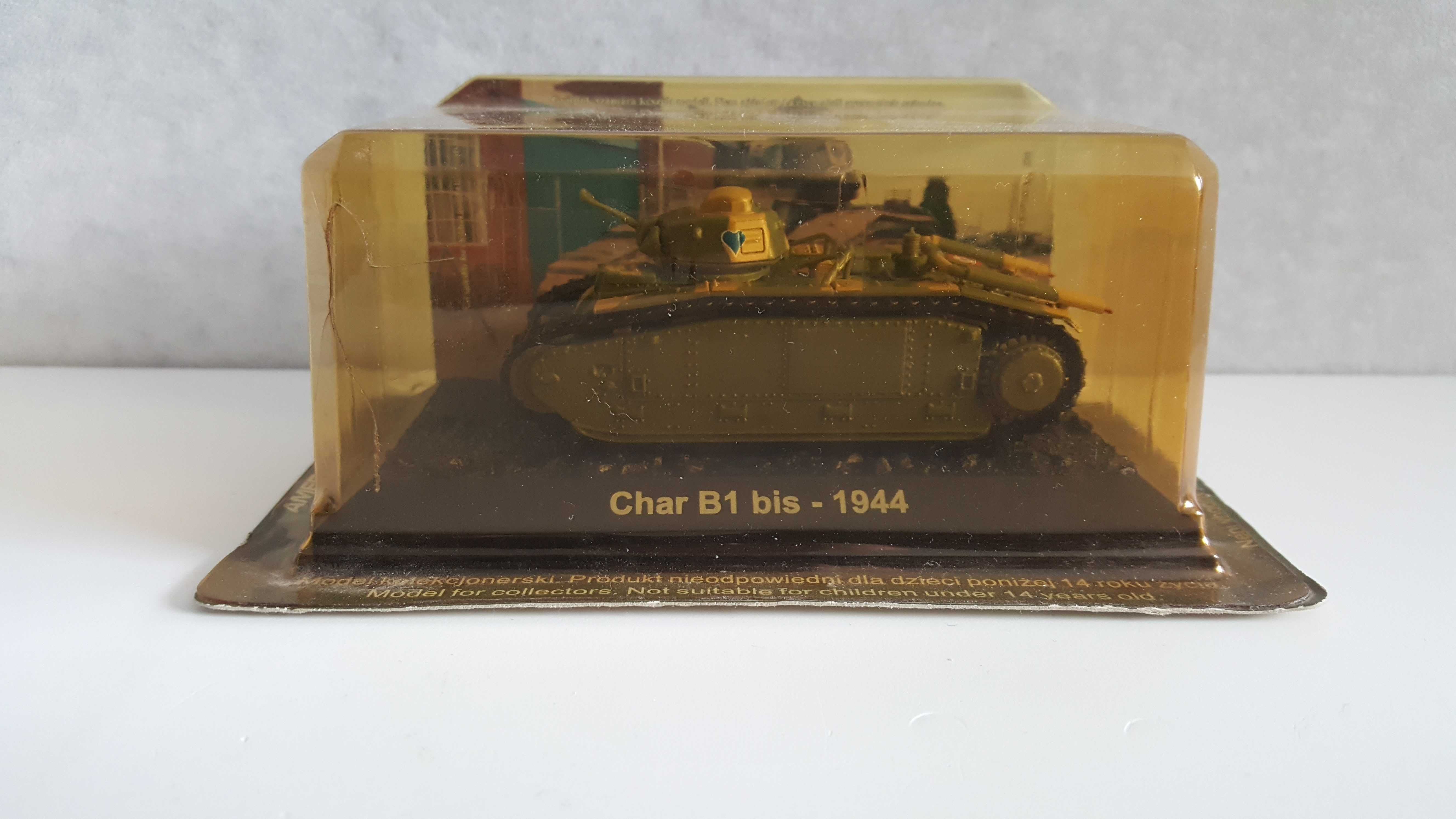 Char B1 bis skala 1:72- czołgi, pojazdy wojskowe, wozy bojowe świata