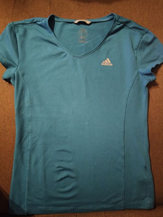 Koszulka Adidas turkusowa M