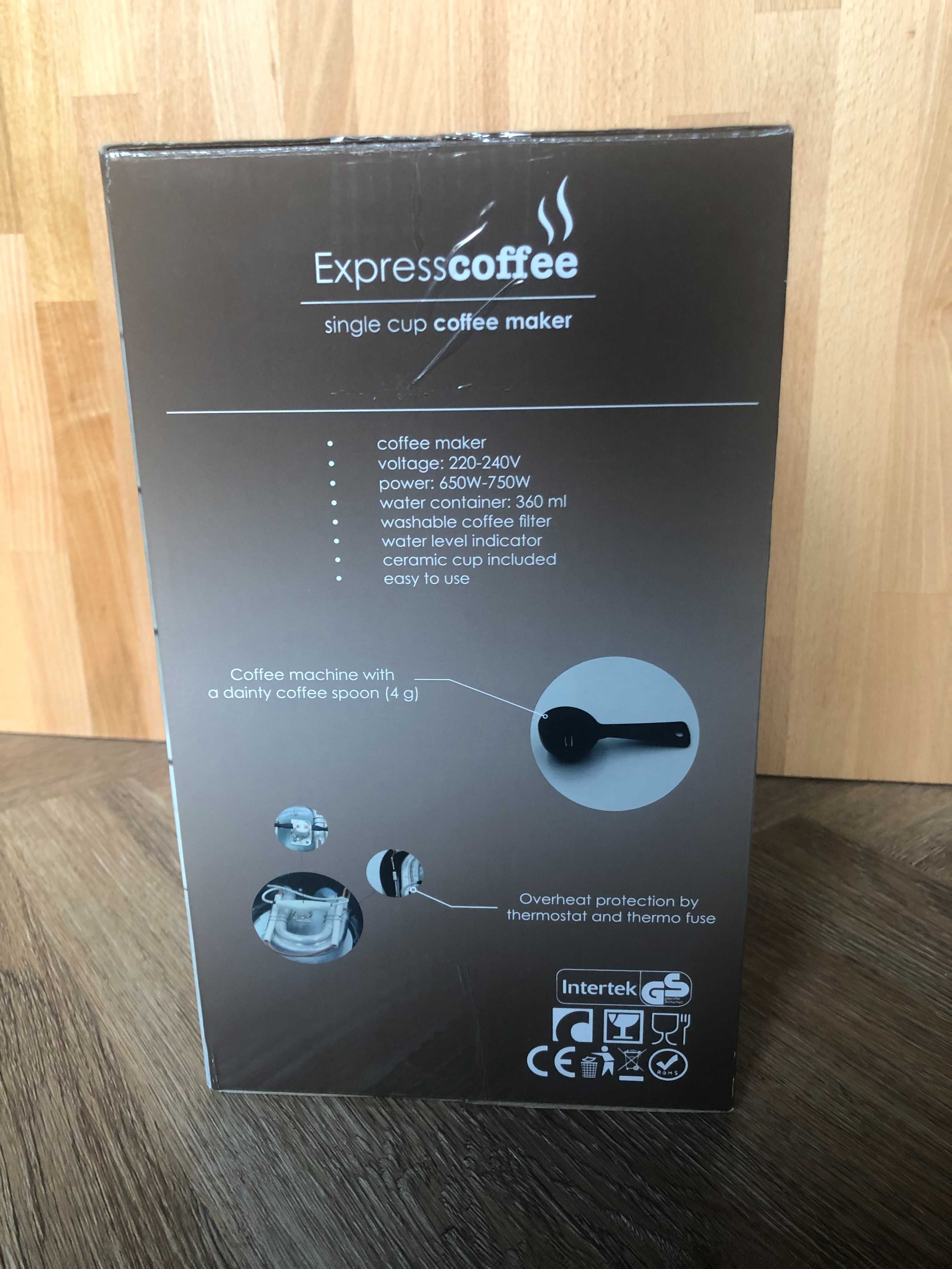 INTERTEK Expresscoffee ekspres przelewowy do kawy CM-118A-1 NOWY+kubek