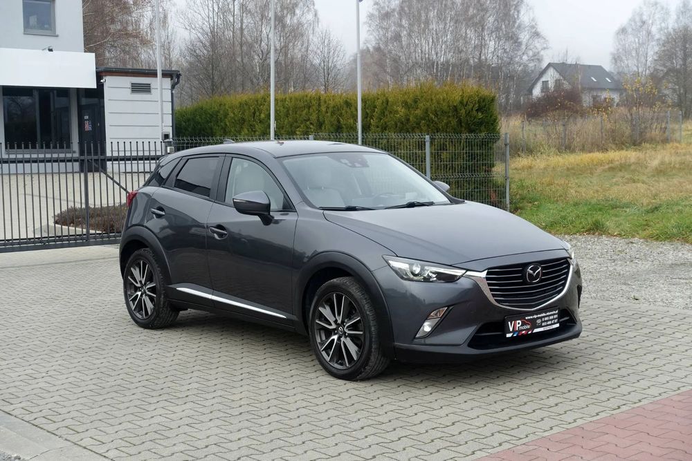 Mazda CX-3 REZERWACJA 1.5D 105KM AWD 4x4 LED Automat Kamera Oryginalne szyby