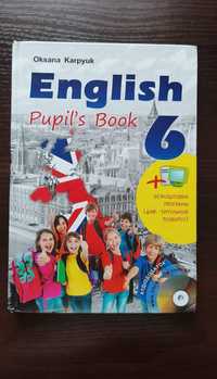 Підручник з англійської мови 6 клас автор Оксана Карпюк
