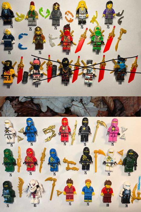 Актуальна наявність 20.09 LEGO Фігурки Ninjago , Star Wars , CITY