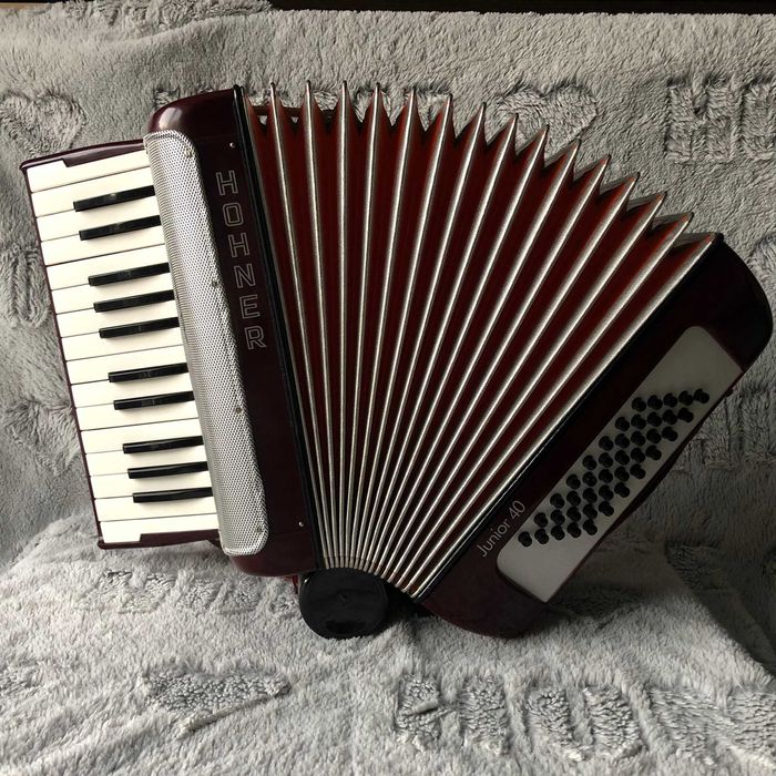 Akordeon Hohner Junior - 40 bas - stan IDEALNY