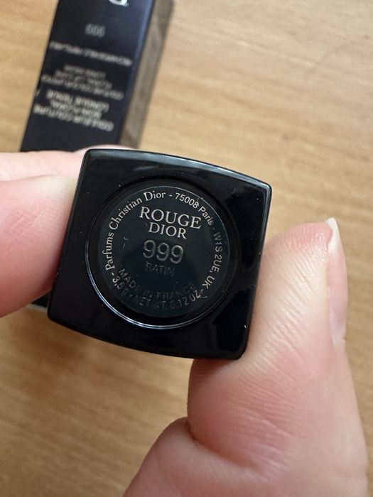 Dior Rouge 999 refillable/Діор помада класично червона