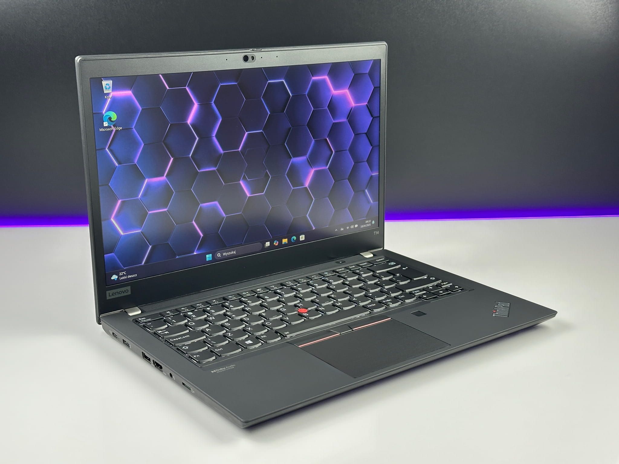 Laptop Lenovo ThinkPad T14 Gen 2 | i7-1185G7 / FHD / DOTYK / FV 23%