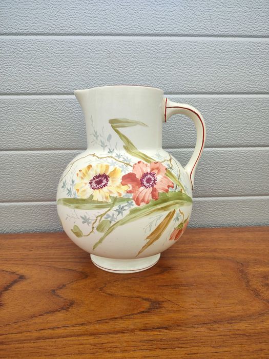 Ceramiczny duży dzban ręcznie malowany - Antyk - Design - Q