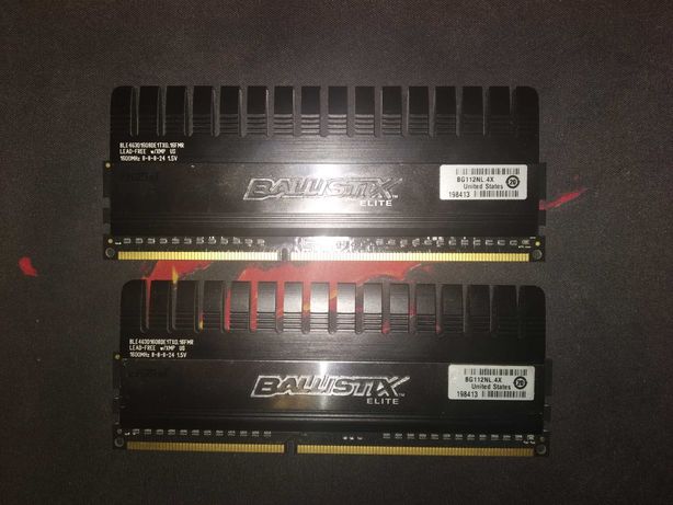 Crucial Ballistix Elite DDR3 8Gb (2*4Gb) 1600MHz