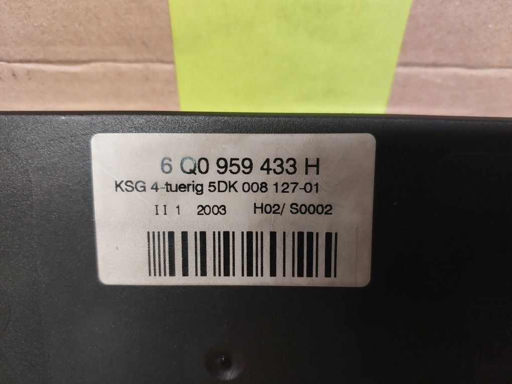 Stan BDB Moduł komfortu POLO IV 9N 1.2B 2003 6.Q0.959.433.H
