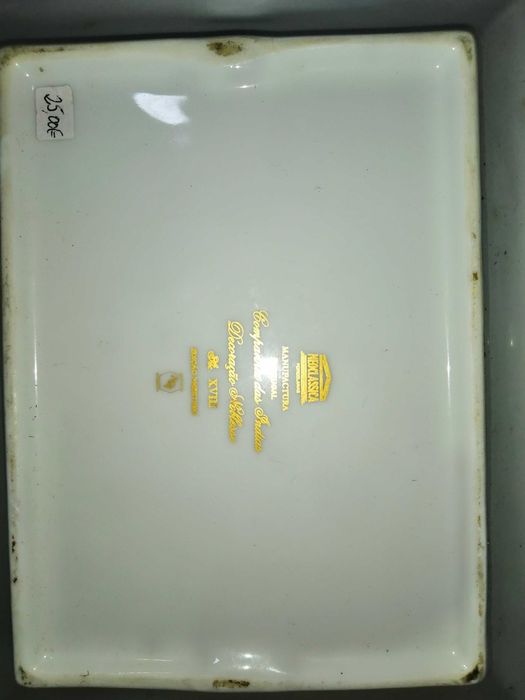 Cinzeiro porcelana reprodução Companhia das Índias