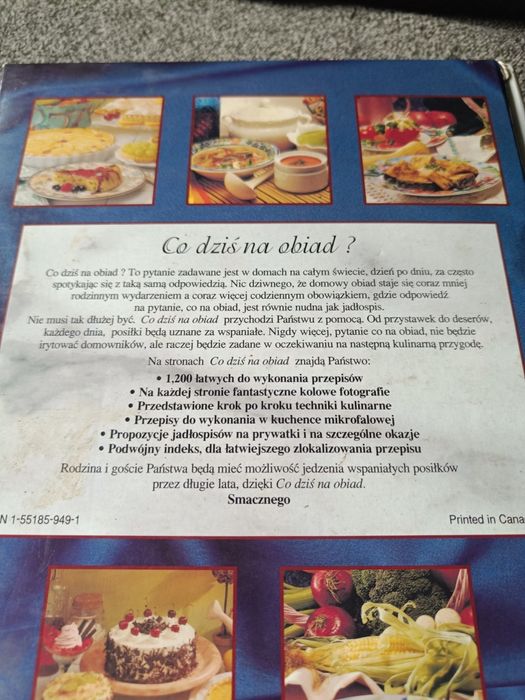 Co dziś na obiad ? Książka kucharska album
