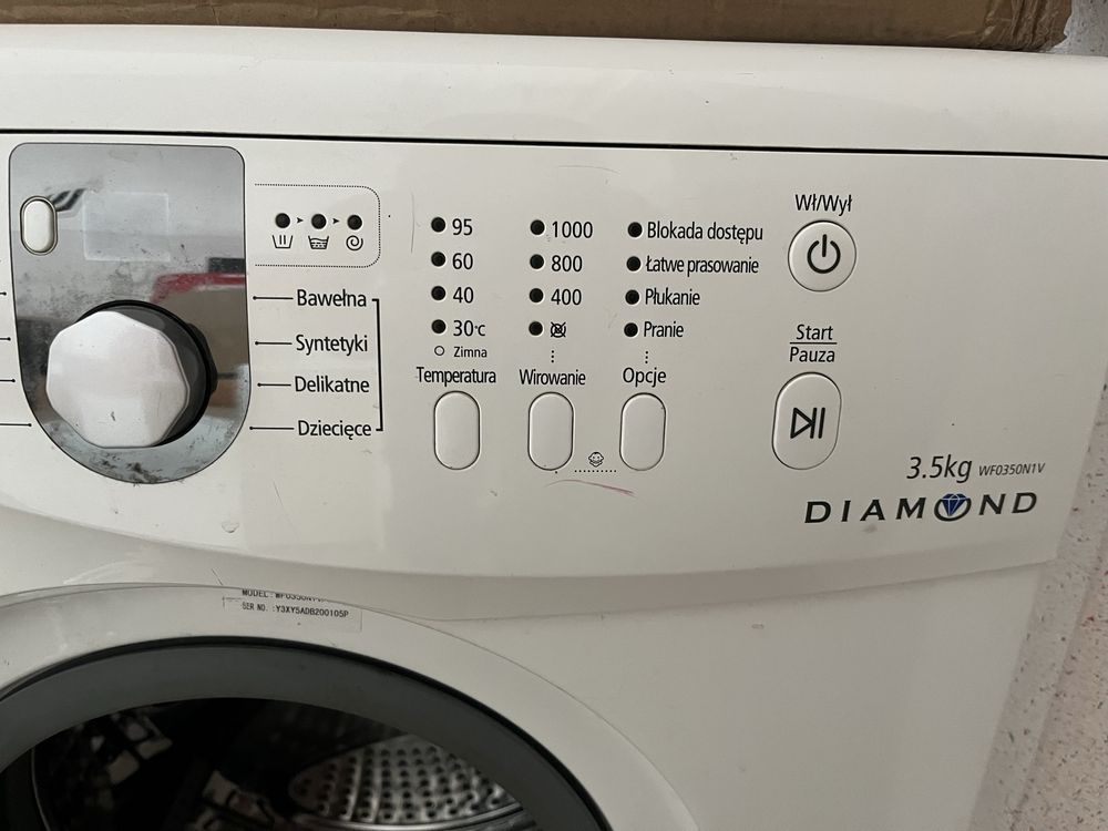Pralka Samsung Diamond 3,5 kg idealny stan