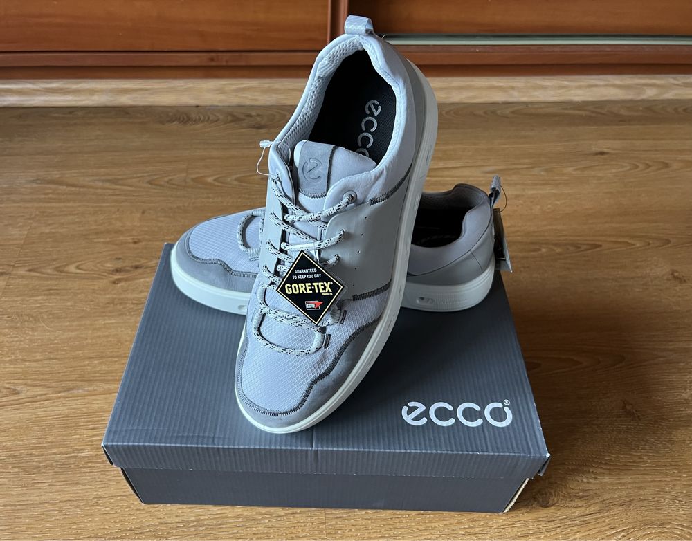 Skórzane sneakersy ECCO Street 720 M Gore-Tex męskie NOWE