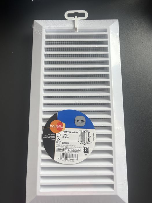 kratka wentylacyjna 11x27 wentylacja mechaniczna