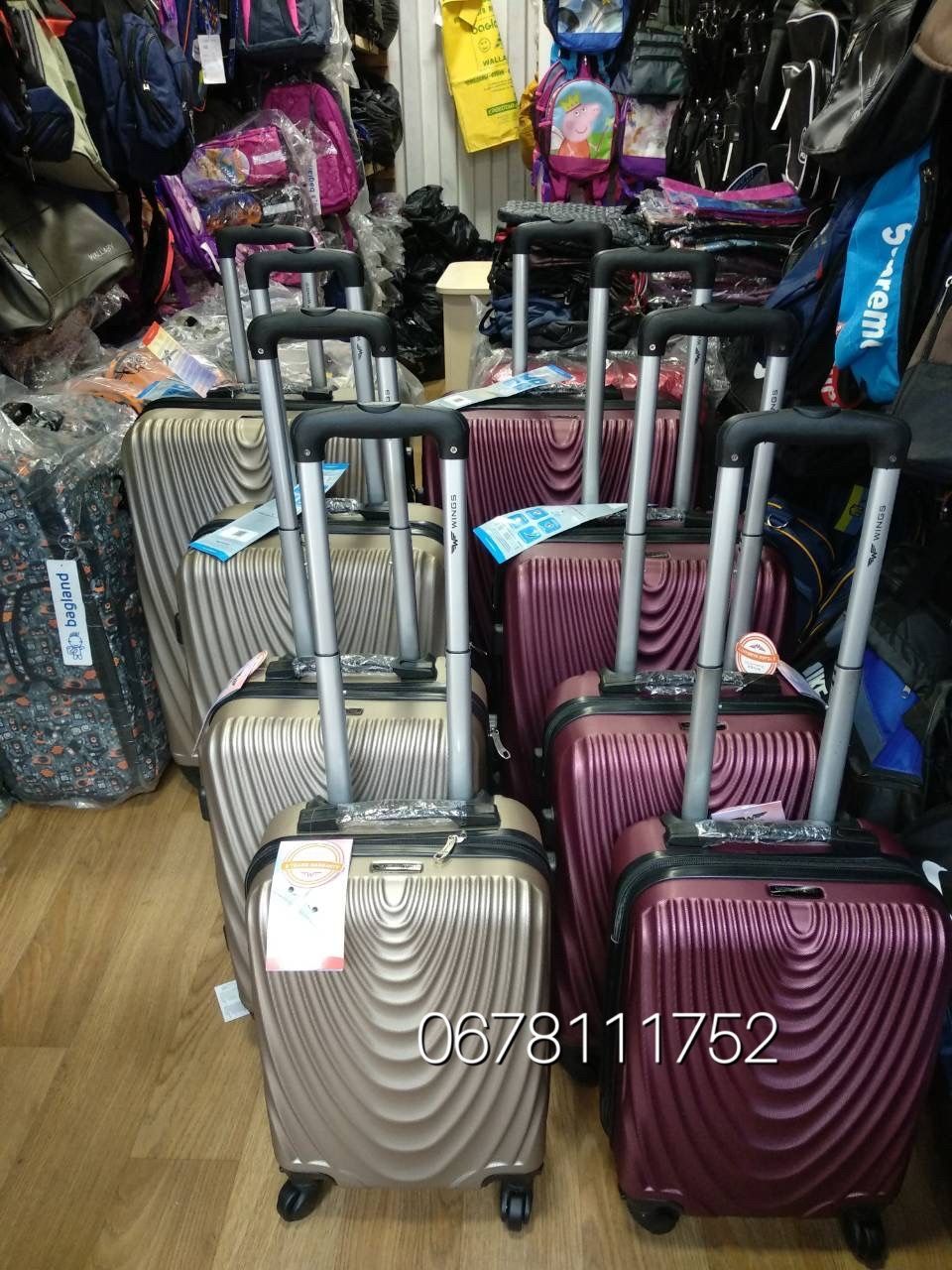 WINGS 304 Польща з розширенням валізи чемоданы сумки на колесах