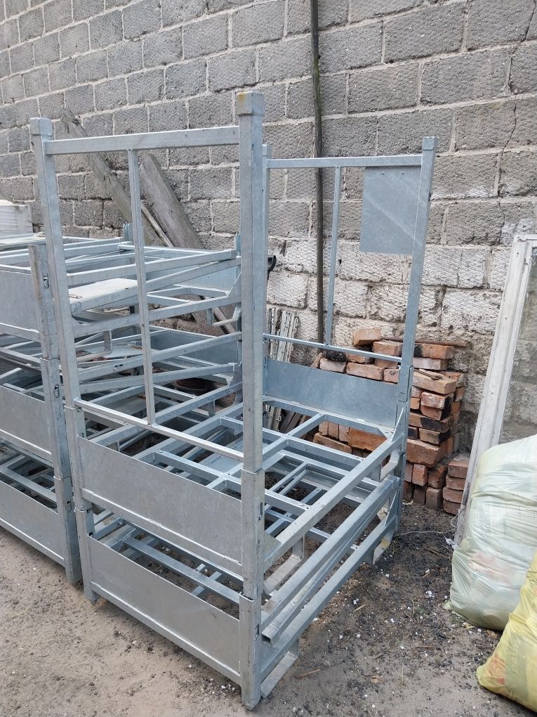 Kosz metalowy regał ocynkowany bardzo mocy