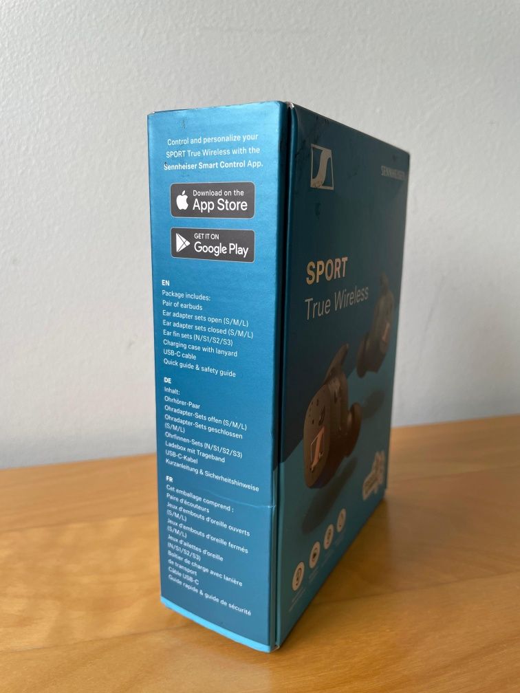 Sennheiser Sport True Wireless, , muito pouco usados