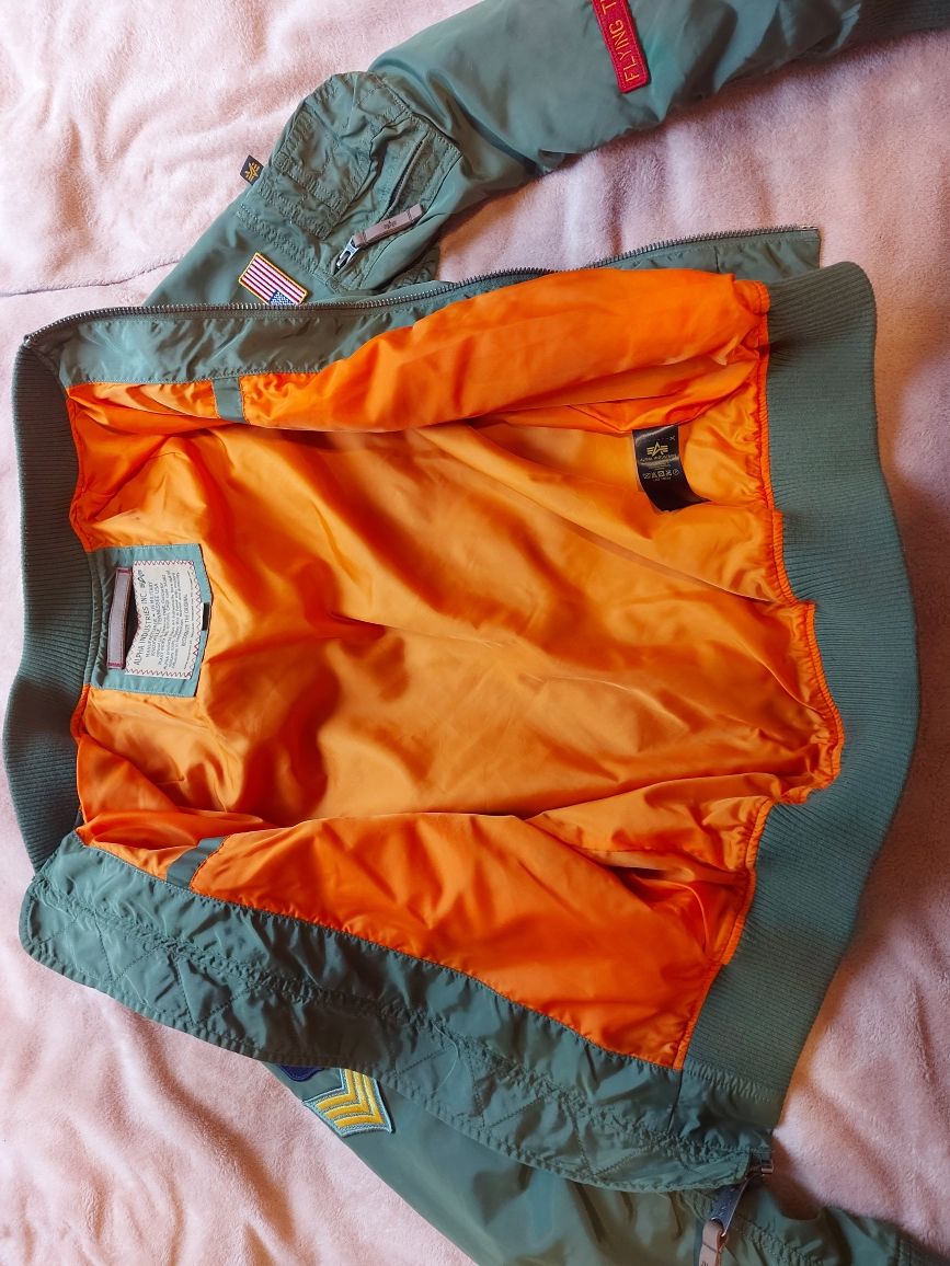 Alpha industries size M olive przejściówka jak nowa