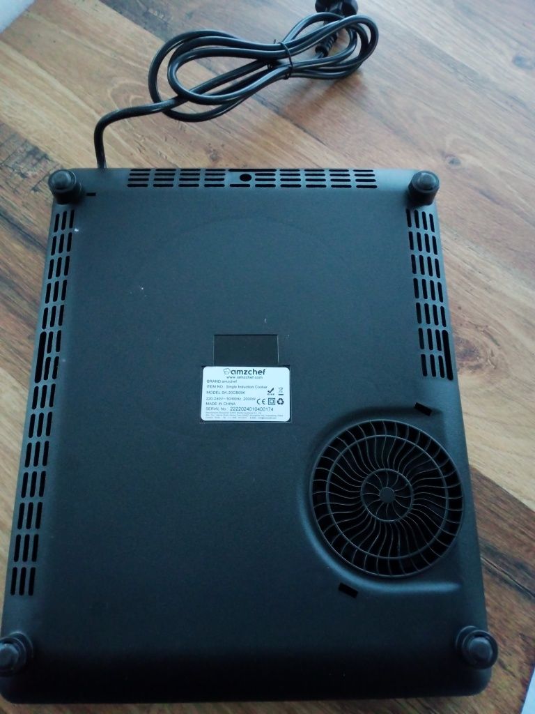 Płyta indukcyjna, pojedyńcza, przenośna,2000W
