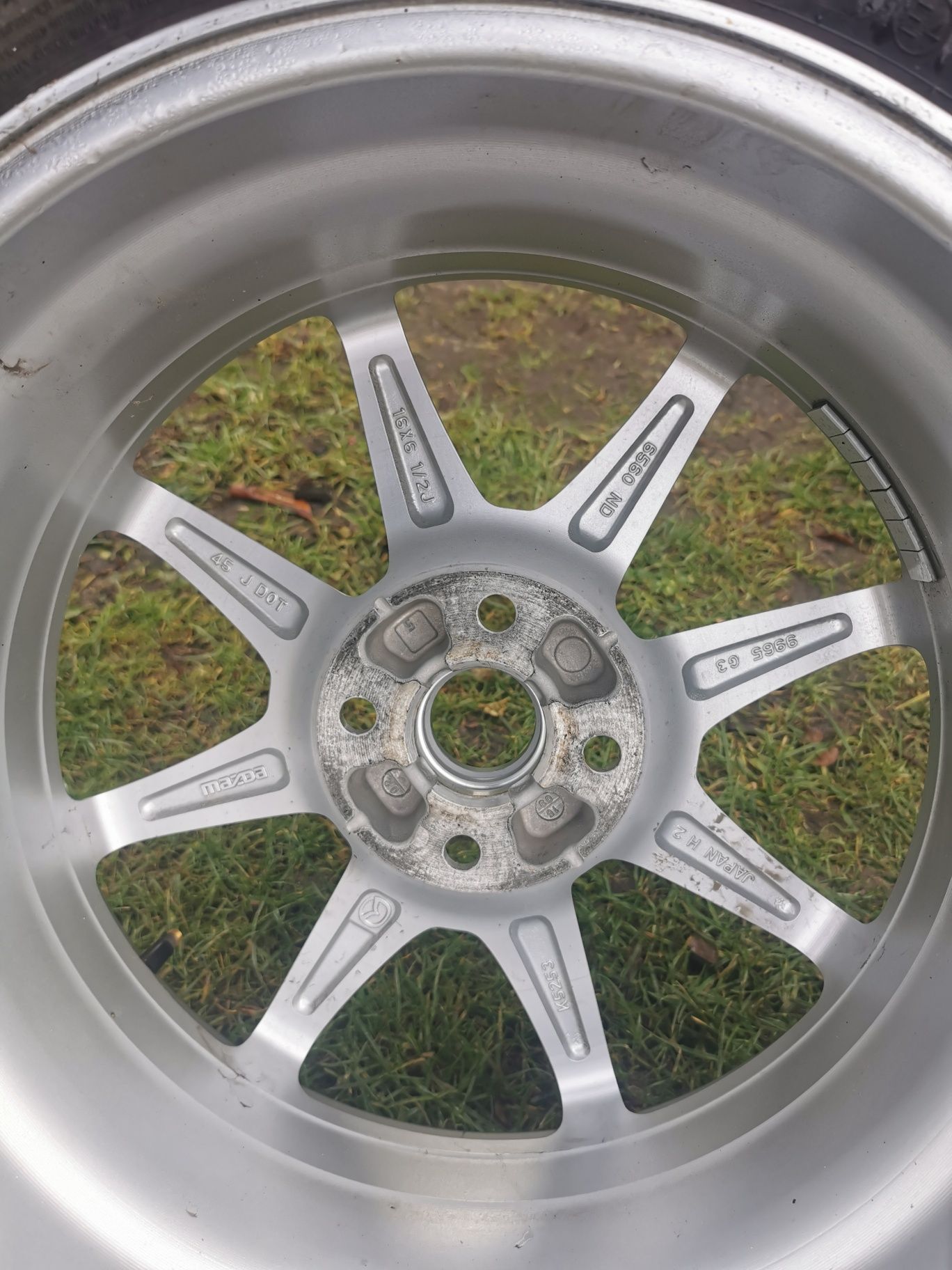 Alufelgi z oponami zimowymi 195/50R16 Mazda mx-5 Dunlop 4x100