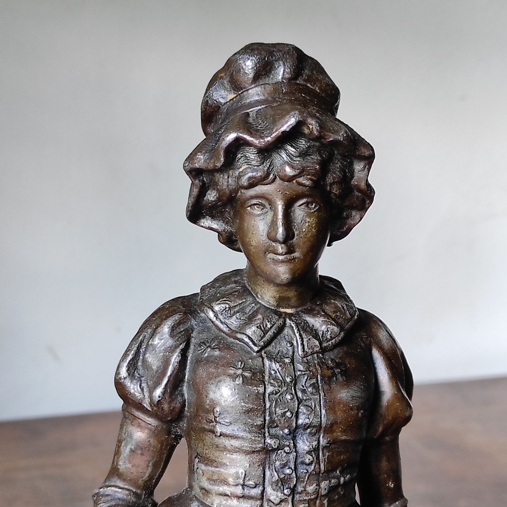 Rzeźba para dziewczyna i chłopak  belle époque 36 cm