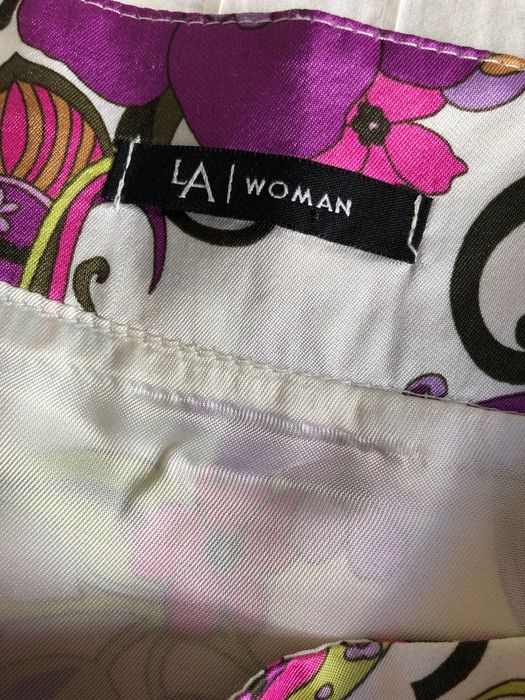 Saia branca com estampado floral | 38 | Lanidor