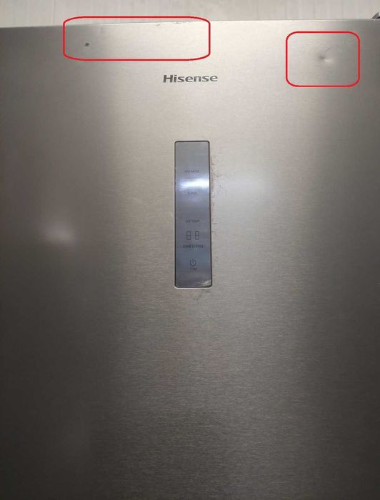 Lodówka HISENSE RM469N4ACE No Frost 200cm 386L Szara OUTLET 30IG71/12