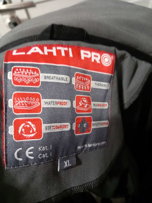 Kurtka softshell męski LAHTI z kapturem rozXL wodoodporna wiatroszczel