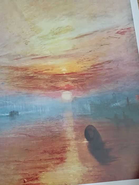 Litografia J.M. William Turner Slagskibet 1965 60x 48 Do oprawy