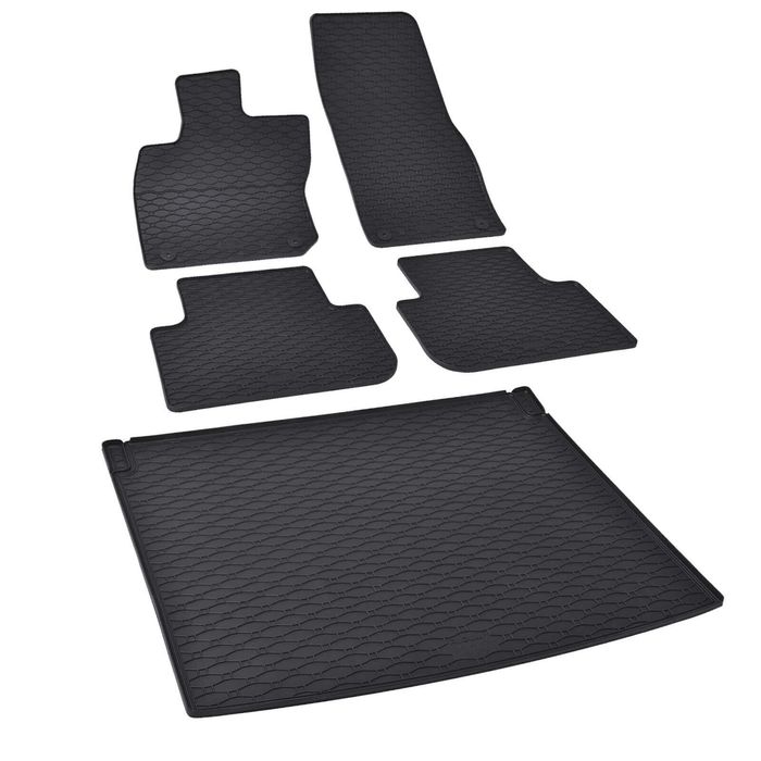 VW Tiguan IV 2024- Коврики в салон + багажник | Гумові килимки Тігуан