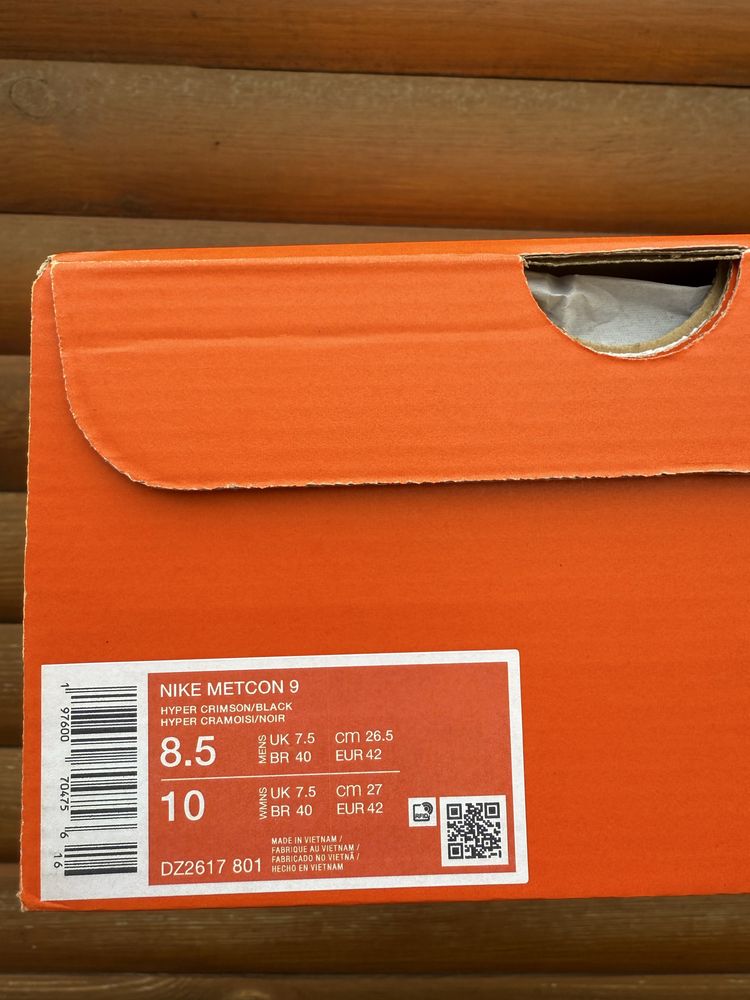 Штангетки / кросівки для залу  Nike metcon 9 40eur - 45 eur DZ2617-801