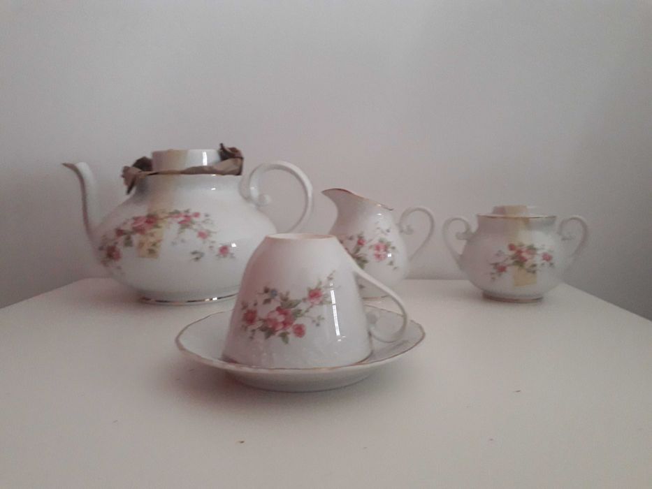 Conjunto chá porcelana (novo)