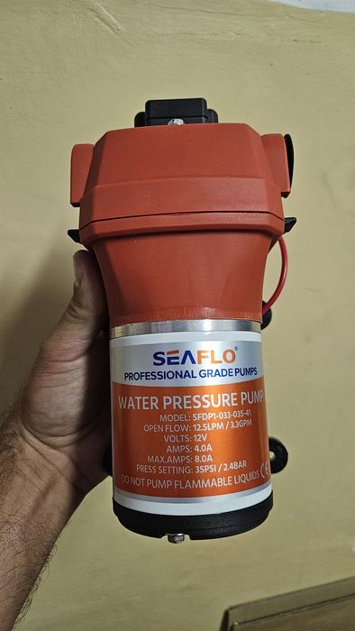 Pompa wody cisnieniowa SEAFLO 12V 12,5 L/min łodzi ,kampera, przyczepy