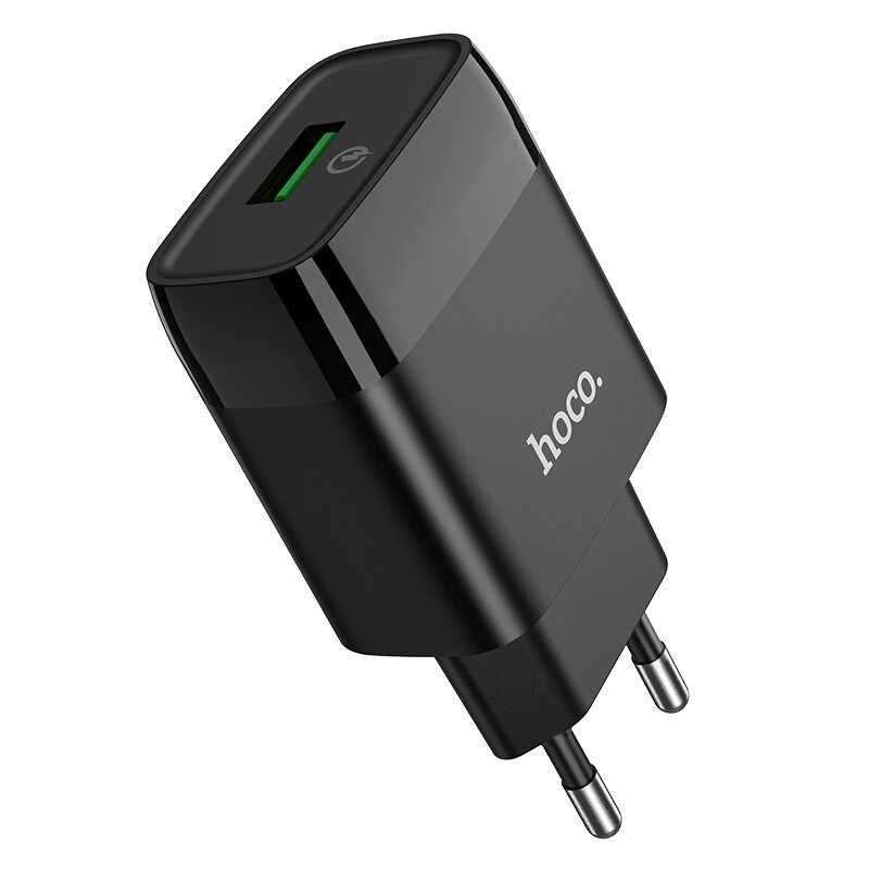 Зарядка HOCO быстрая 18W QC 3.0 блок питания зарядное устройство БП