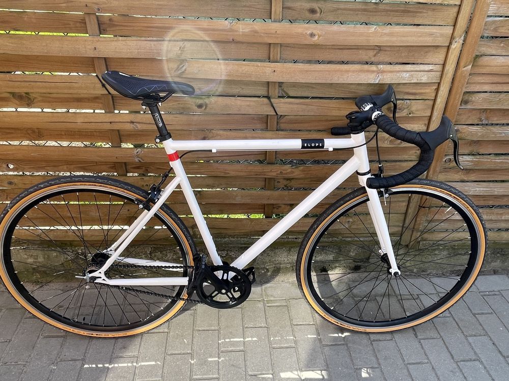 Rower Elops 500 roz. L single speed „gravel” - papiery, dowod zakupu