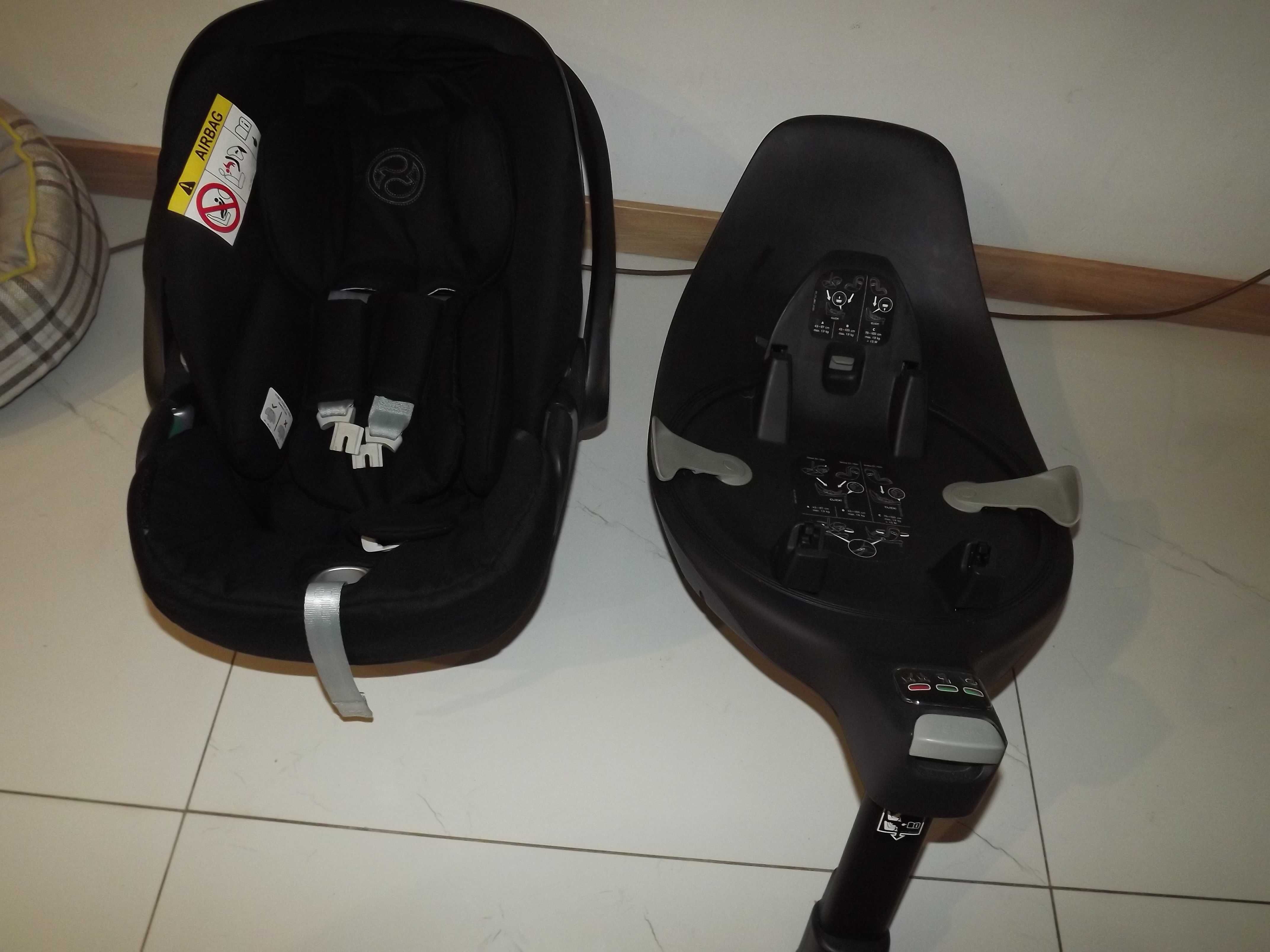 Cybex balios s lux Deep black Fotelik cybex cloud Z2 ,Baza cybex Z2
