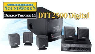 Conjunto CREATIVE Desktop Theater 5.1 DTT2500 Digital