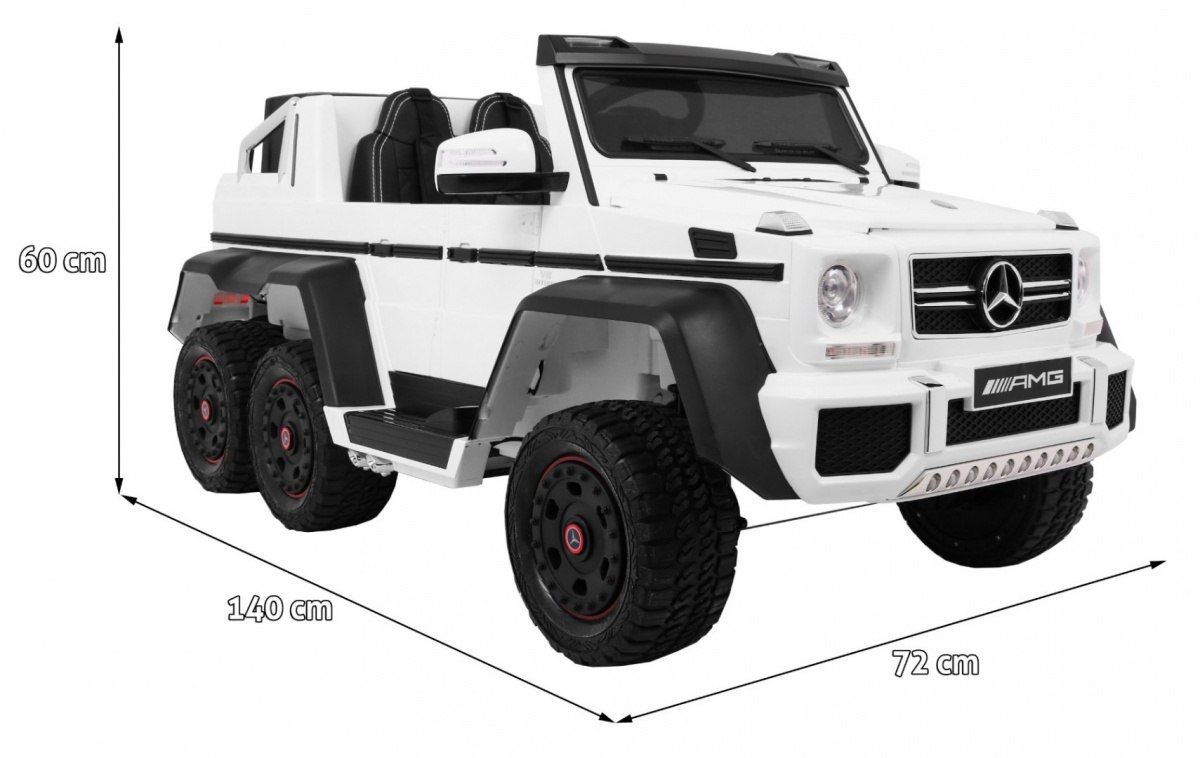 +MAX 100KG 6x45 WSamochód AUTO na akumulator Mercedes G63