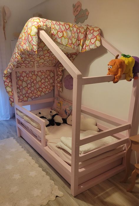 Cama criança rosa