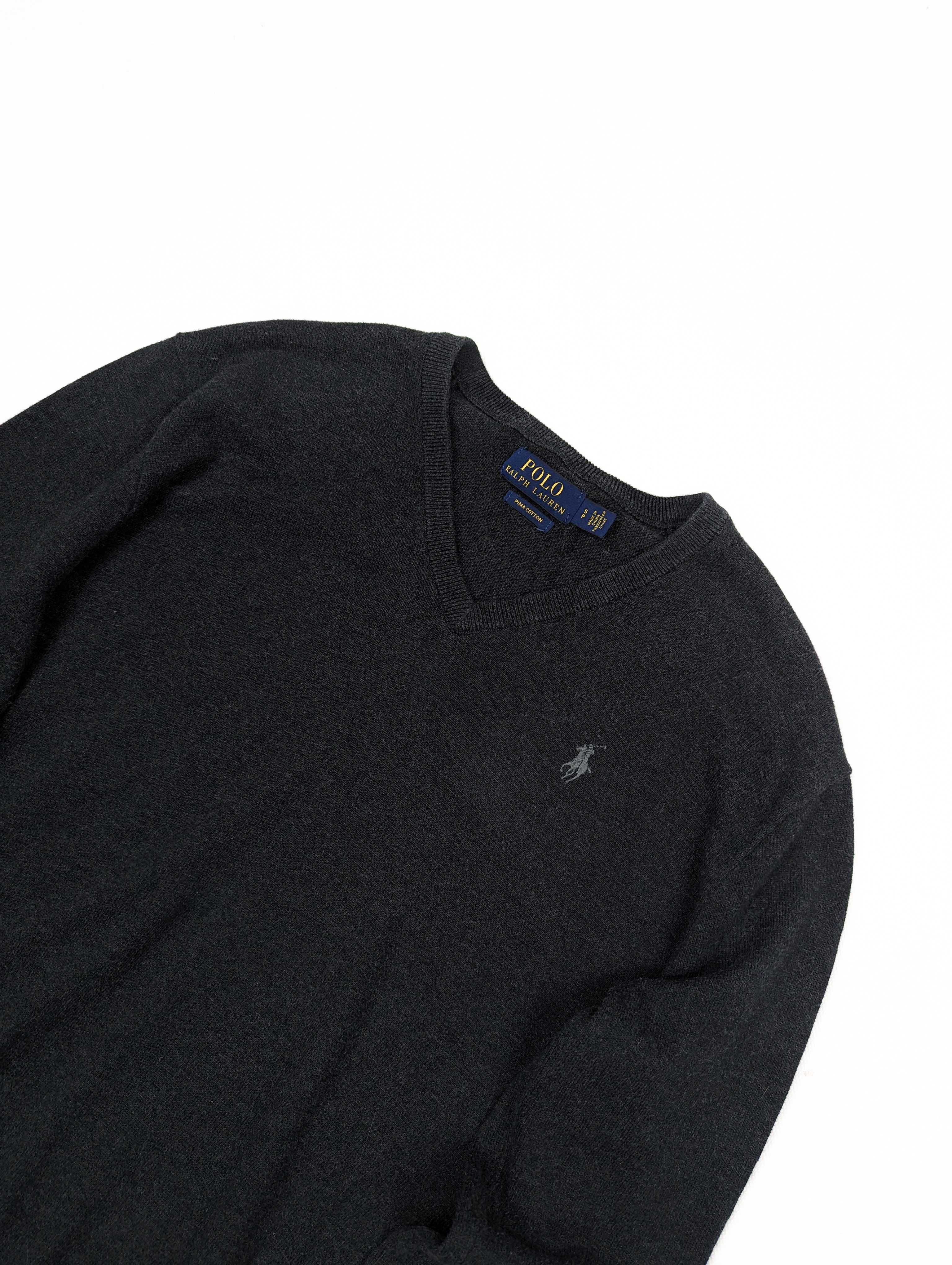 Polo Ralph Lauren szary sweter S logo