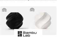 Filament PLA Basic Bambu Lab Refill CZARNY BIAŁY