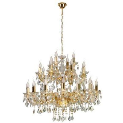 Candellux Maria Teresa lampa wisząca 28x40W złoty