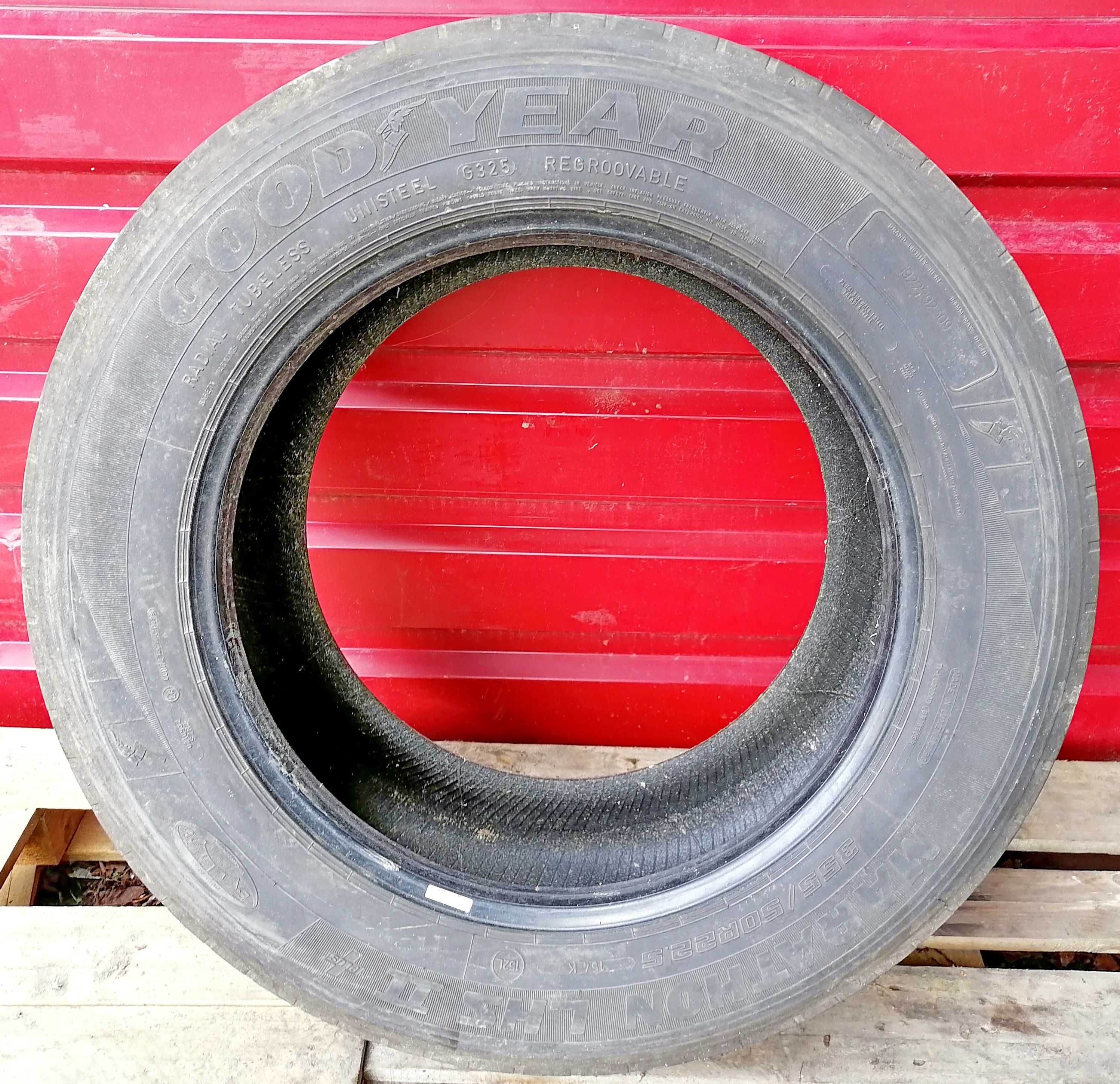 2x 355/50 R22.5 Goodyear LHSII opony ciężarowe / wysyłka