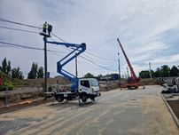 Dźwig Podnośnik koszowy Zwyżka Mikołów