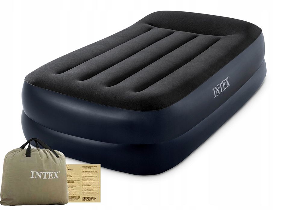 materac jednoosobowy 191 x 99 x 42 cm z pokrowcem firmy intex 64122