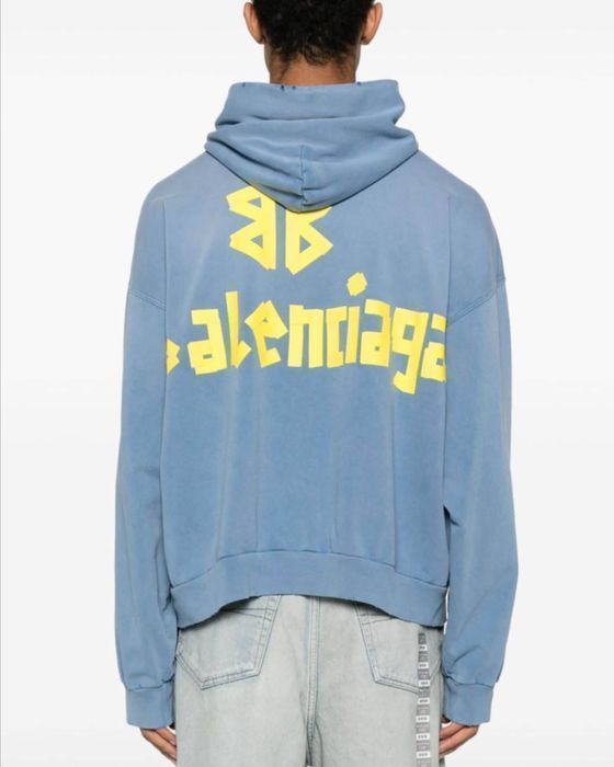 BALENCIAGA худи оверсайз мужское женское оригинал унисекс кофта